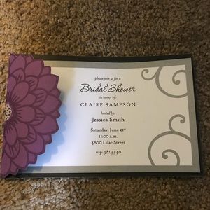 New bridal shower invitations!